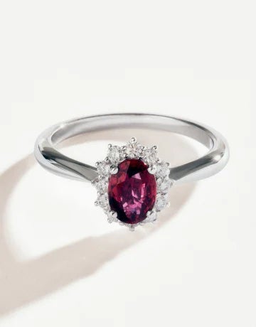 Anillos con rubíes