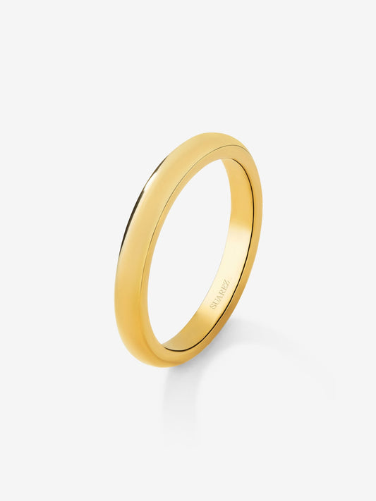 Alianza de oro amarillo de 18K