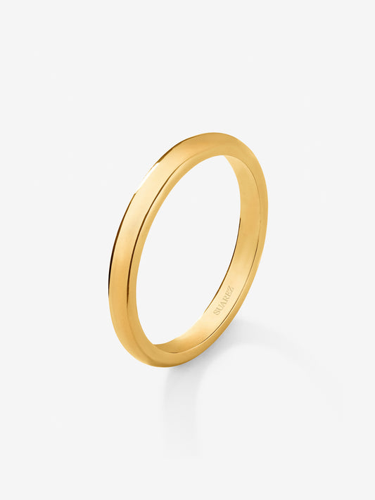 18K rose gold wedding ring