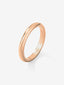 Alianza de boda de oro rosa de 18K