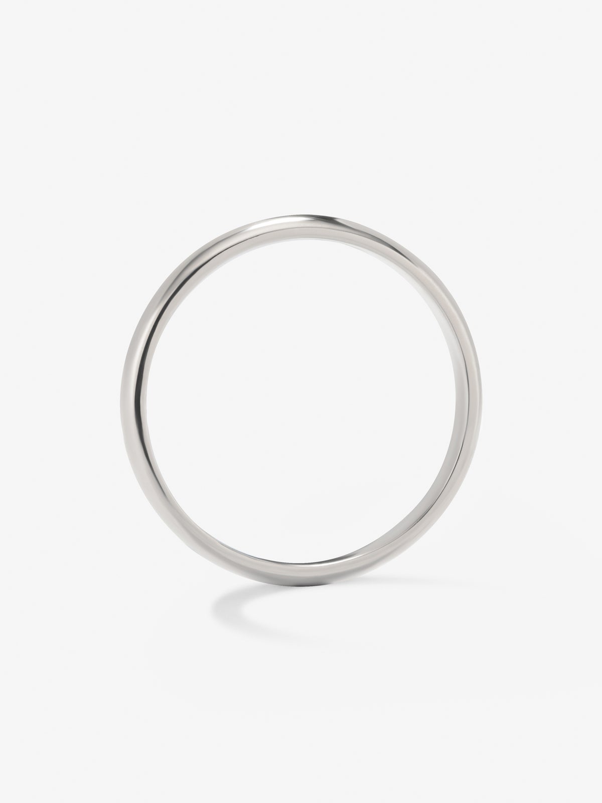 Alianza de boda de platino