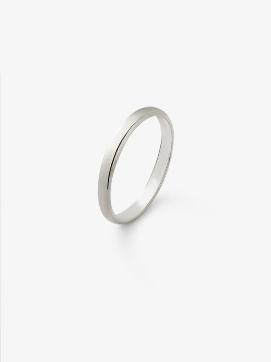 Alianza de boda de platino