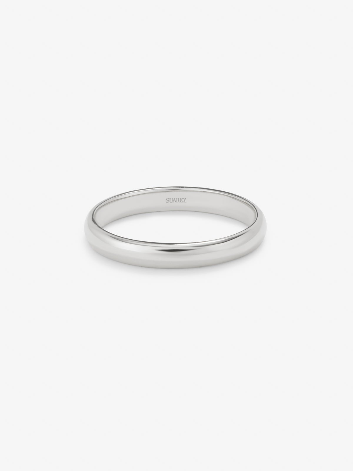 Alianza de boda de platino