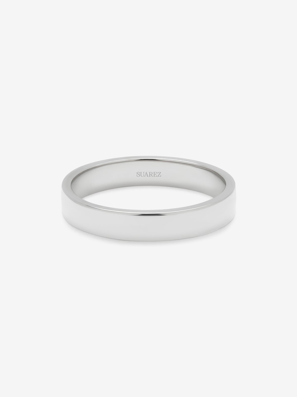 Alianza de boda de platino