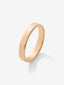Alianza de boda de oro rosa de 18K