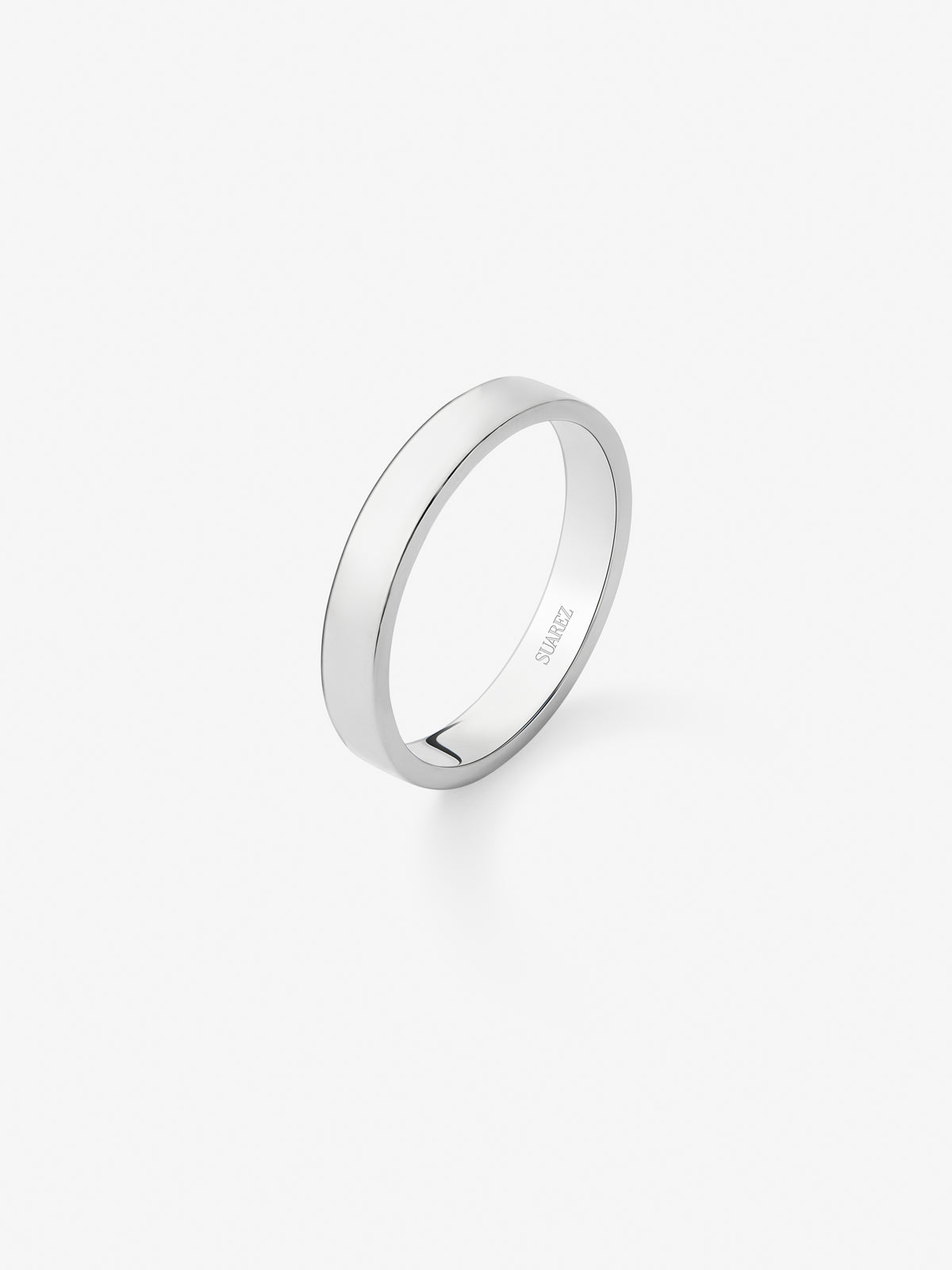 Alianza de boda de platino