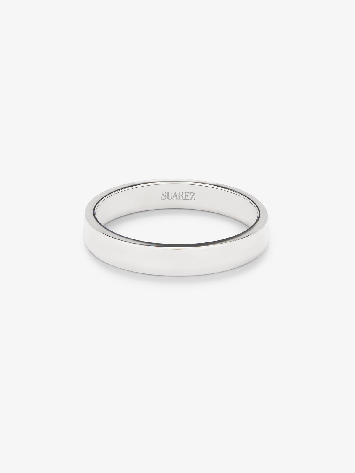 Alianza de boda de platino