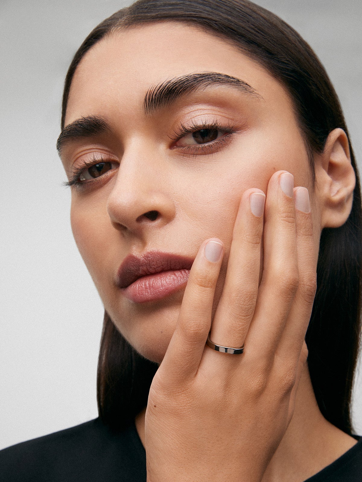 Alianza de boda de platino