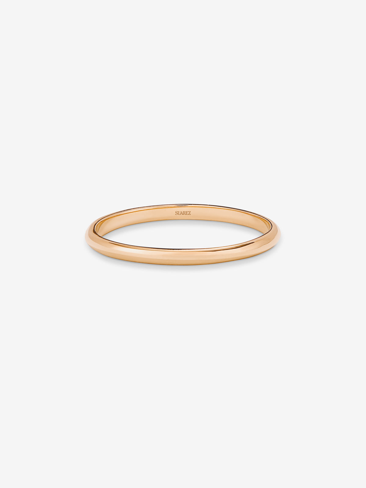 Alianza de oro rosa de 18K