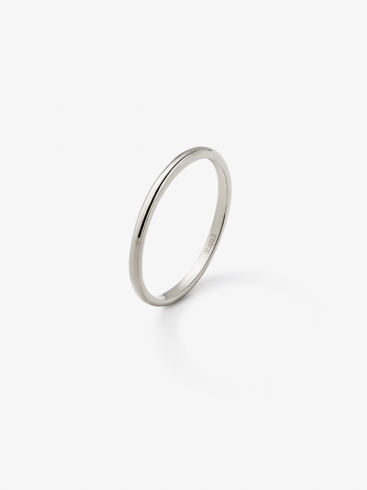 Alianza de boda de platino