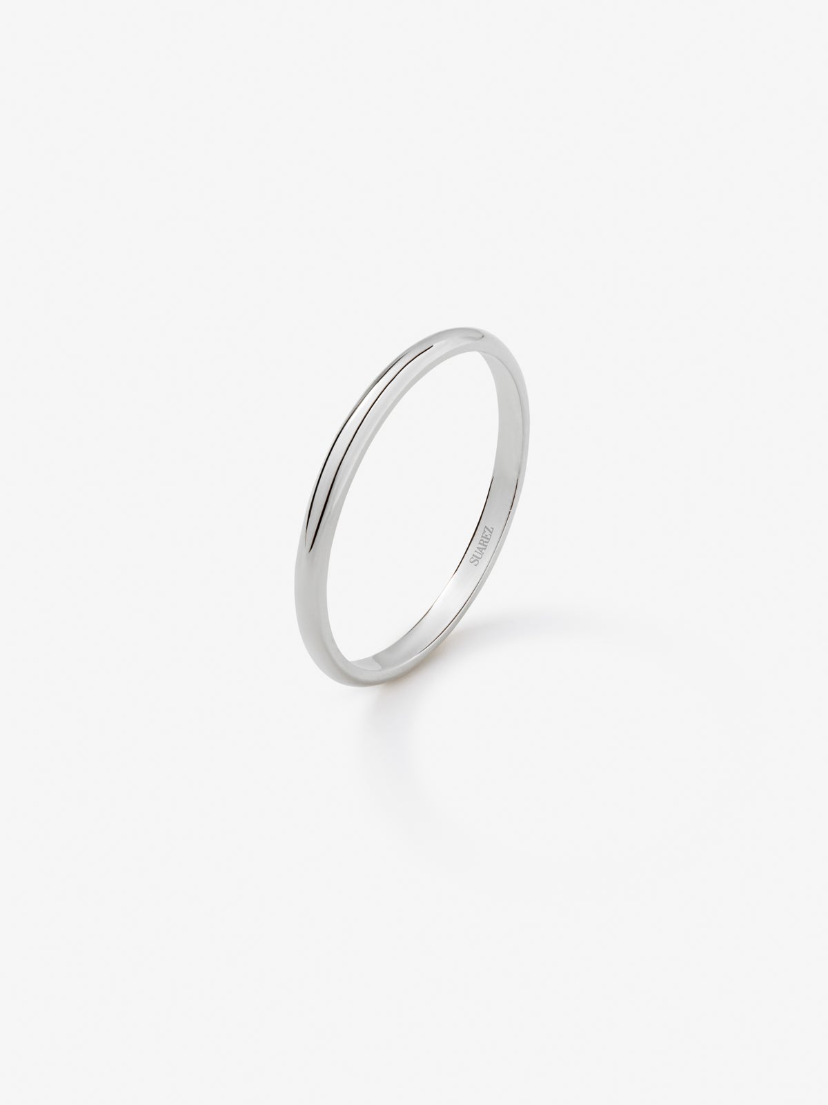Alianza de boda de platino