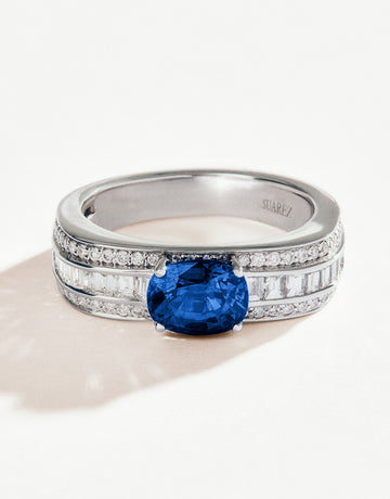 WITH SAPPHIRES