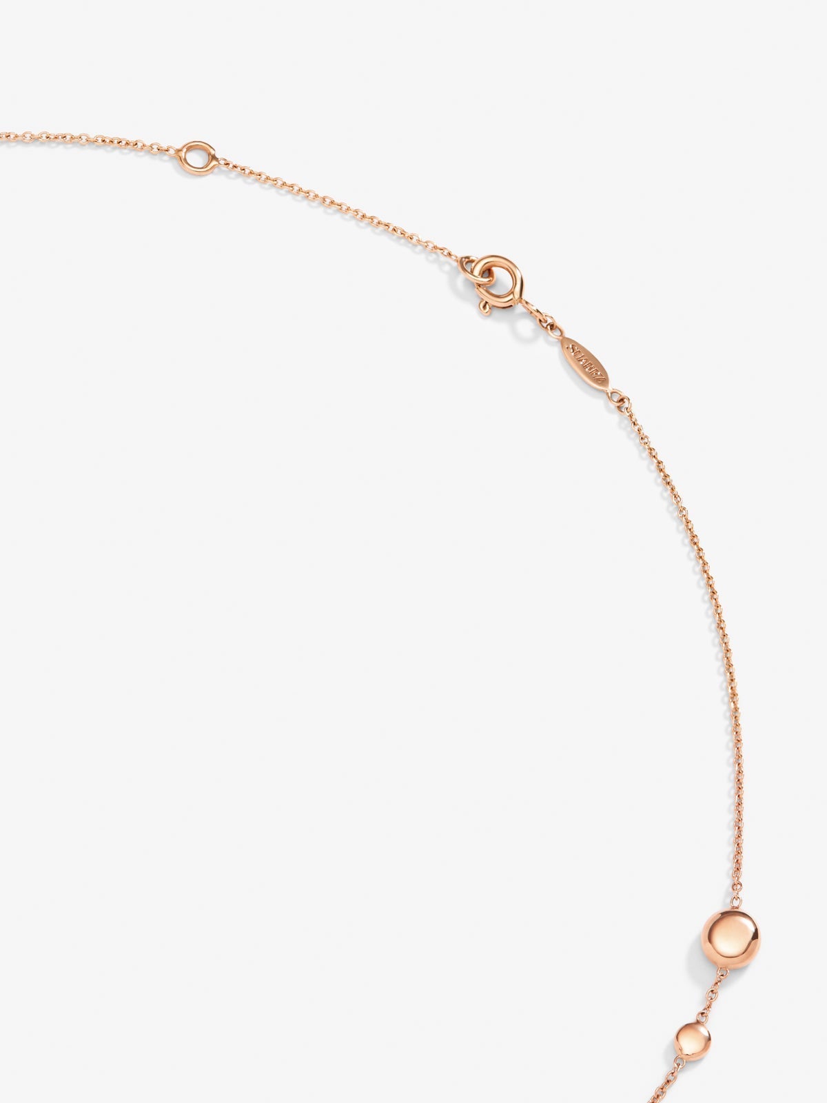 Colgante de oro rosa de 18kt
