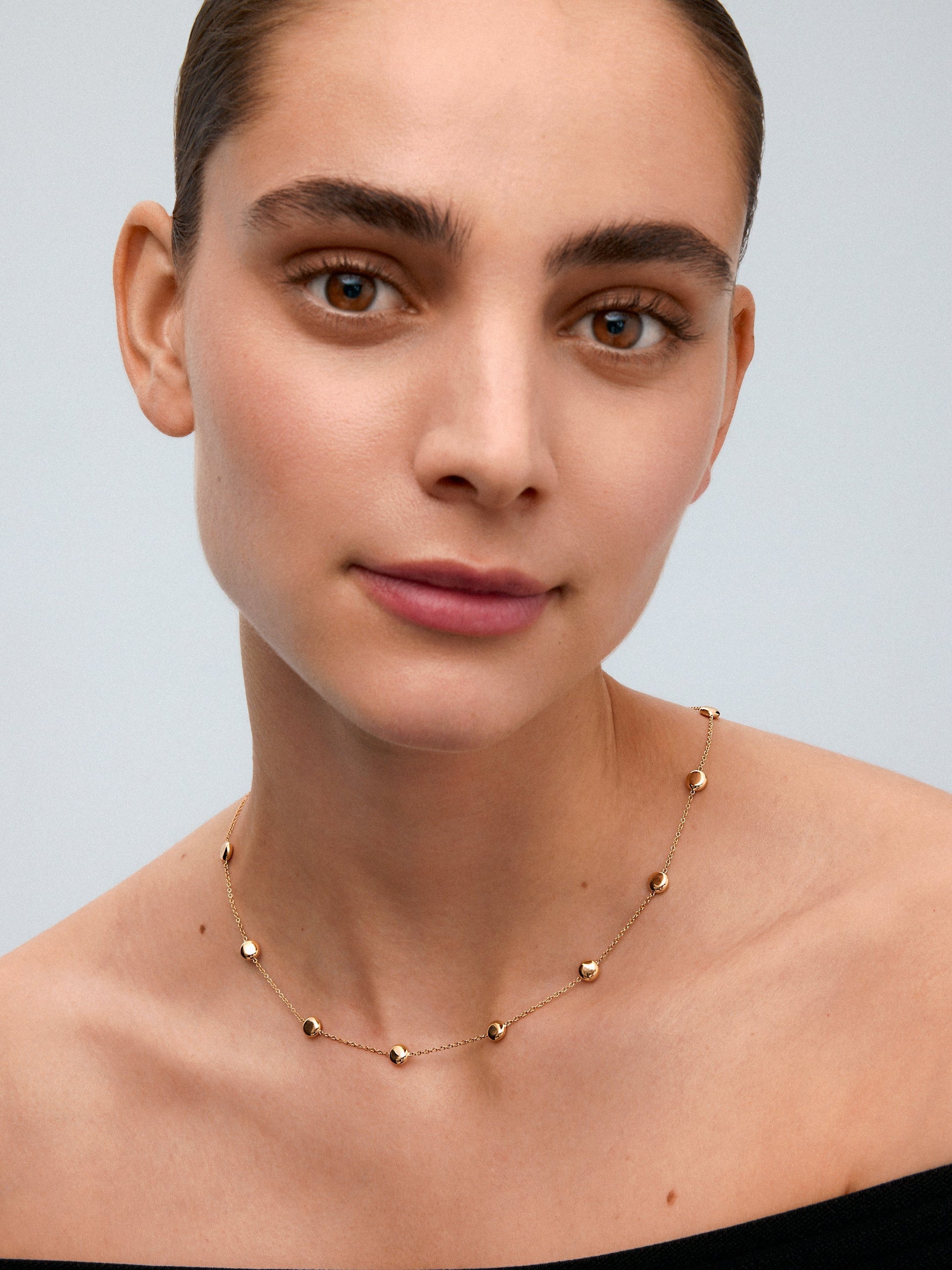 Collar de oro amarillo de 18K