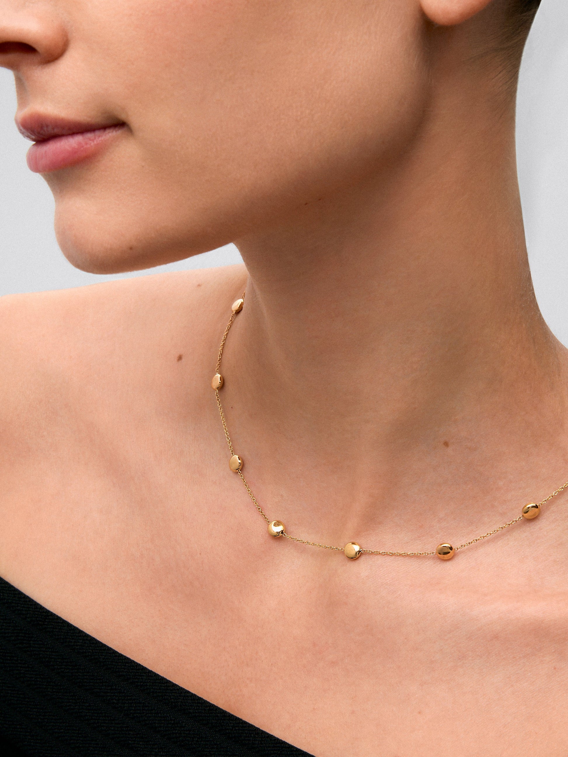 Collar de oro amarillo de 18K