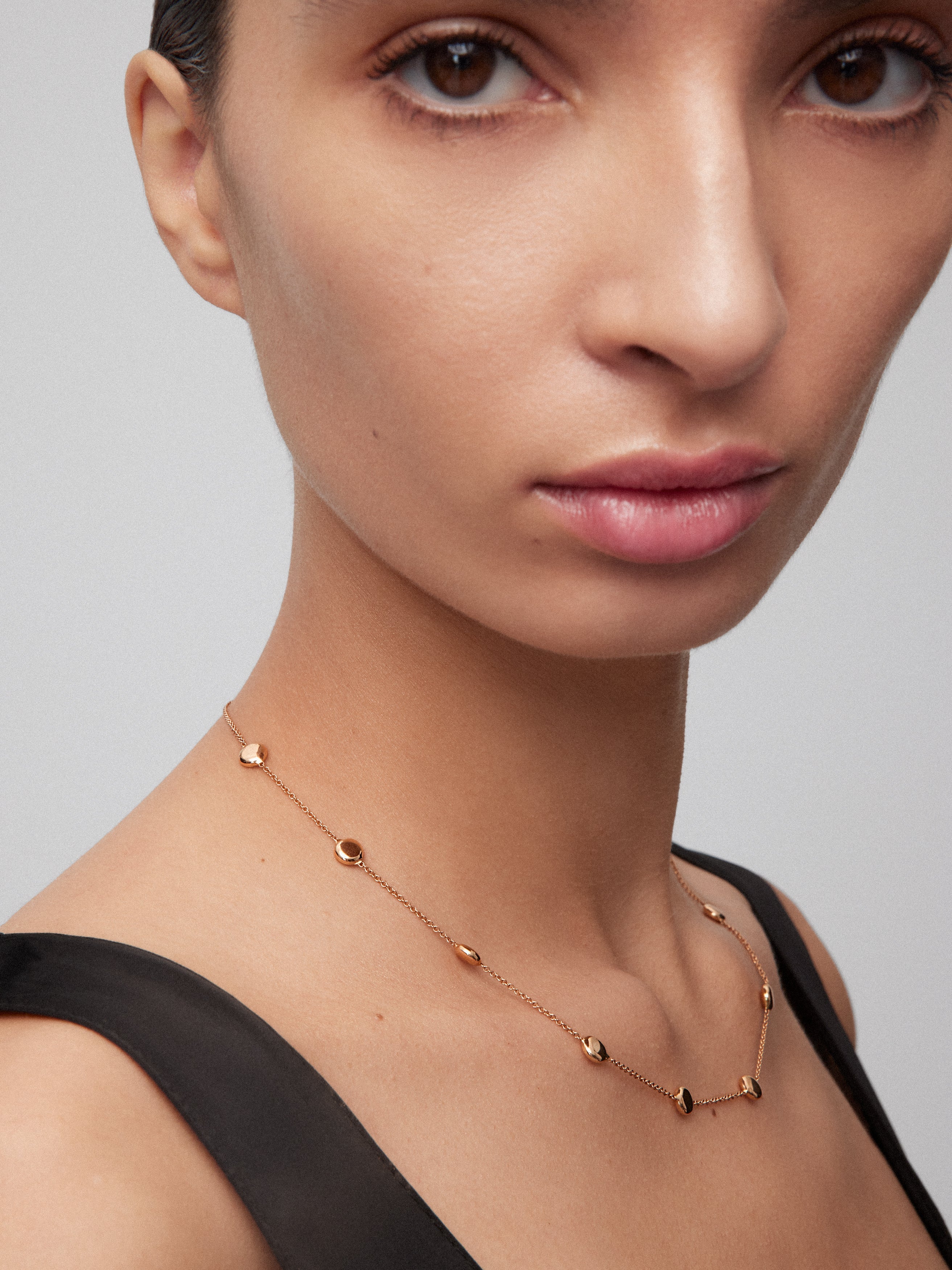 Colgante de oro rosa de 18K