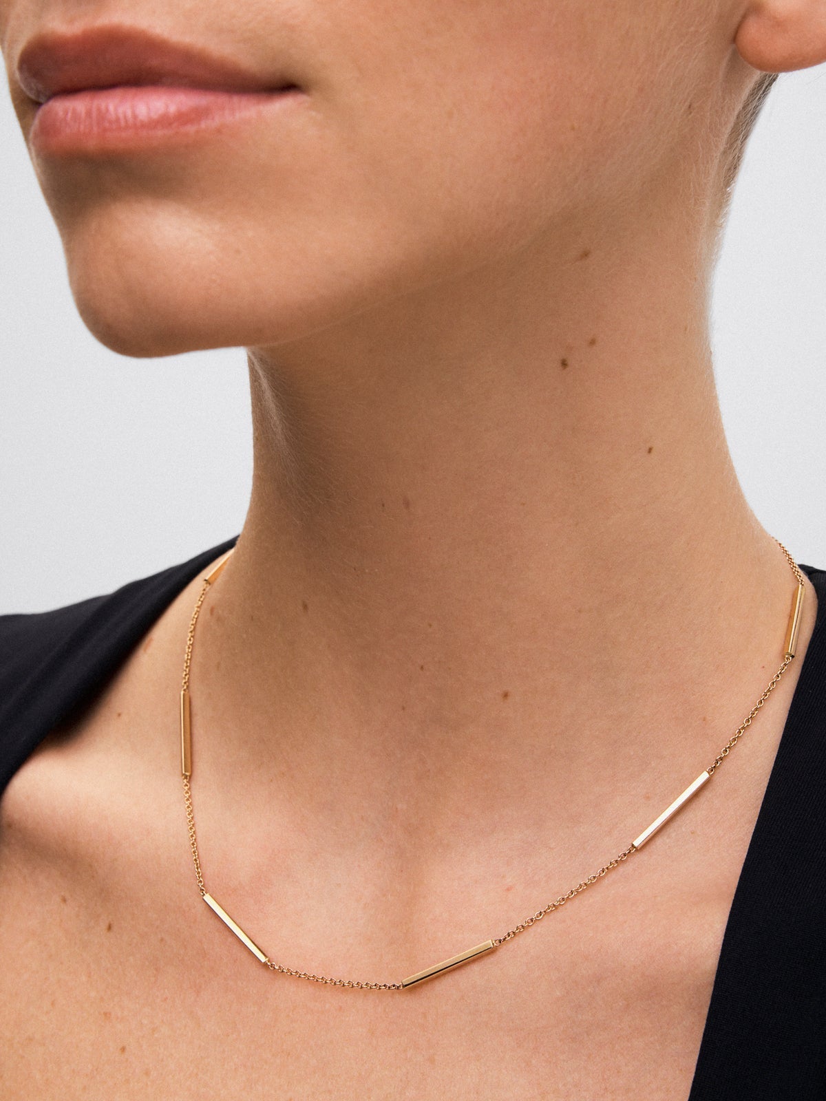 Colgante de oro rosa de 18K