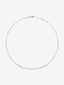 Collar gargantilla con barras de oro rosa de 18K y diamantes