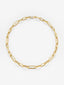 Collar eslabones mediano de oro amarillo de 18K