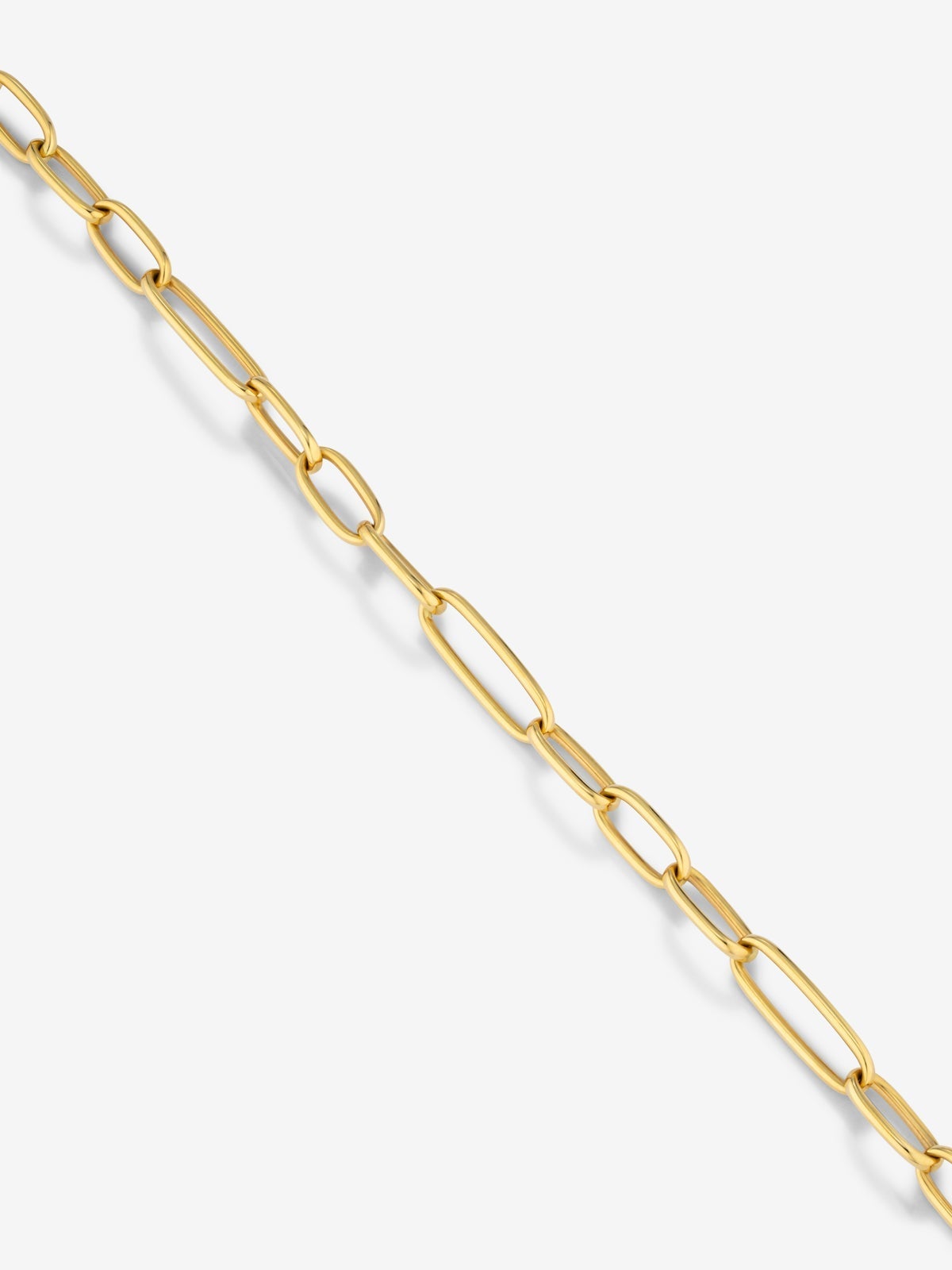 Collar eslabones mediano de oro amarillo de 18K