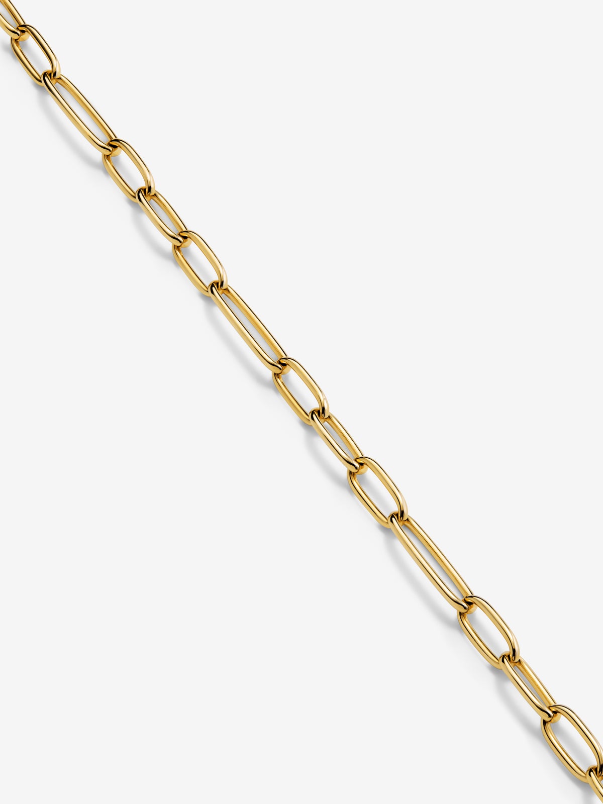 Collar largo eslabones de oro amarillo de 18K (80cm)