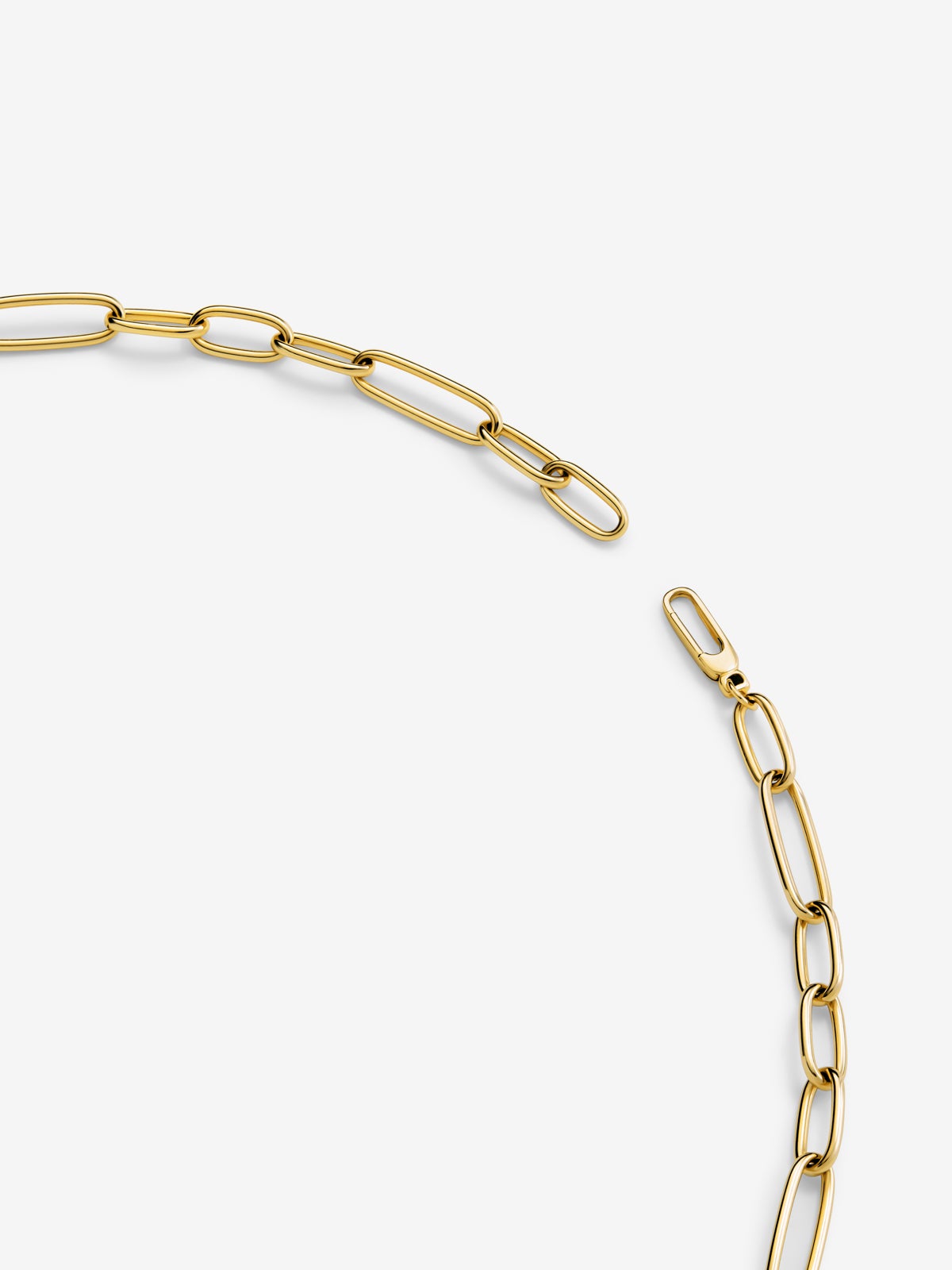 Collar largo eslabones de oro amarillo de 18K (80cm)