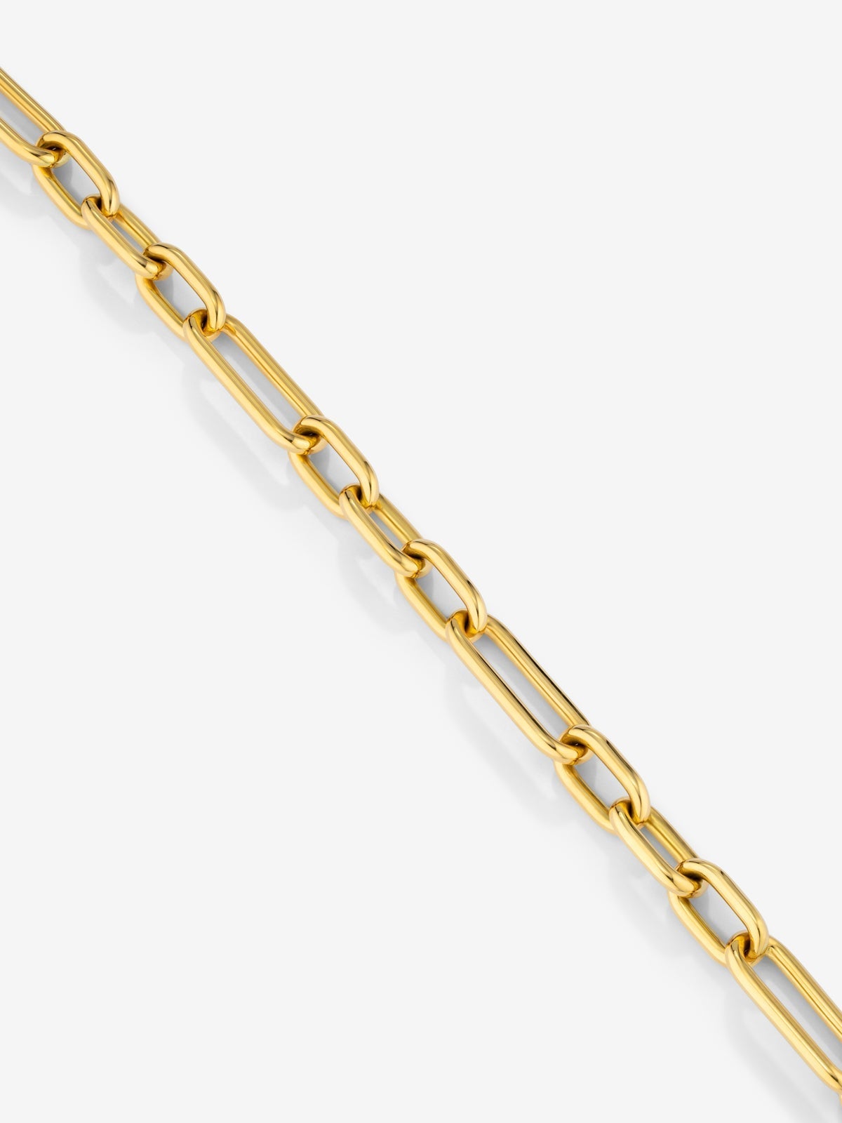 Collar eslabones grande oro amarillo de 18K