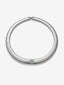 Collar tubogas de plata 925 con amatista verde