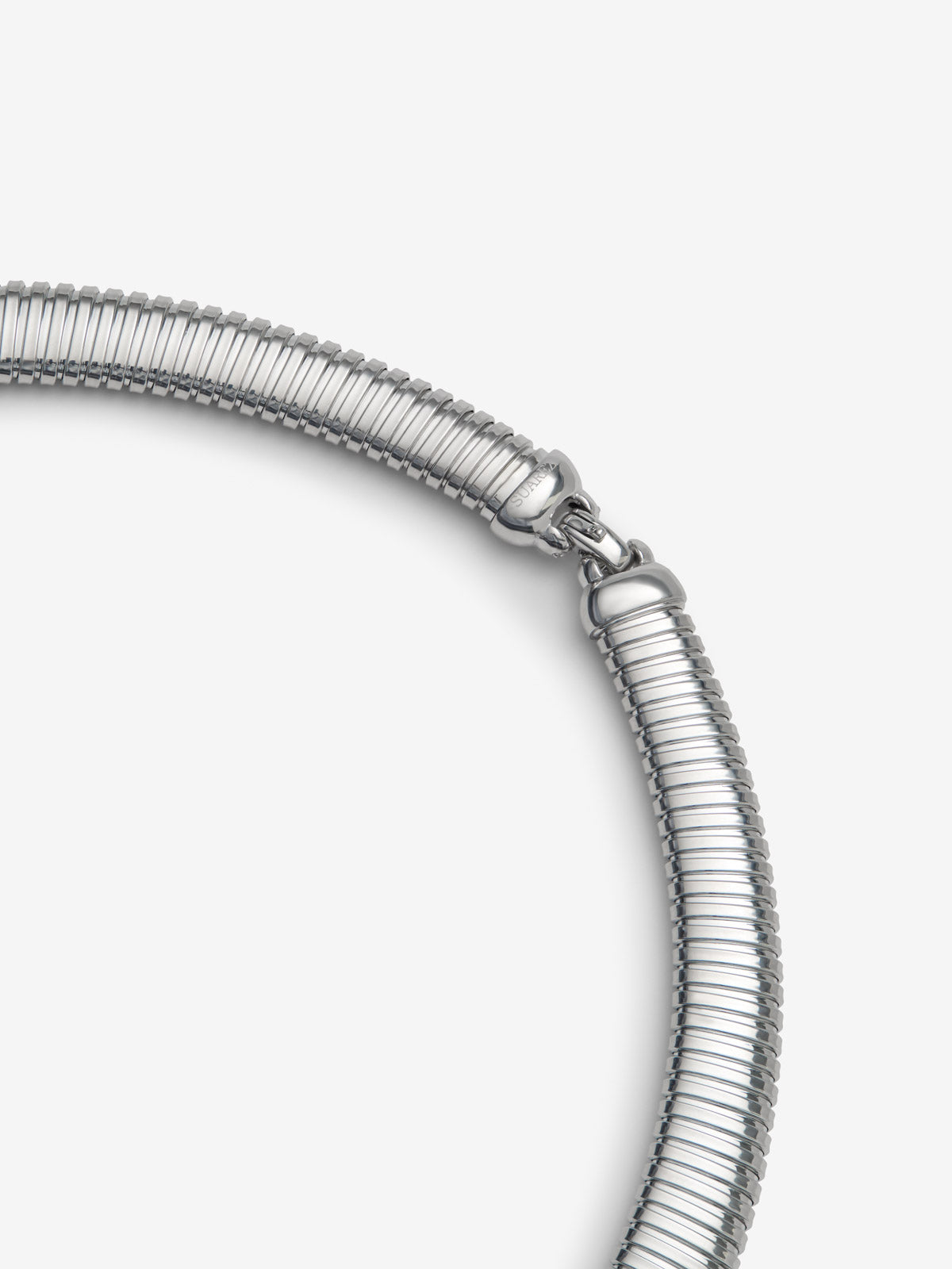 Collar tubogas de plata 925 con cuarzo citrino amarillo