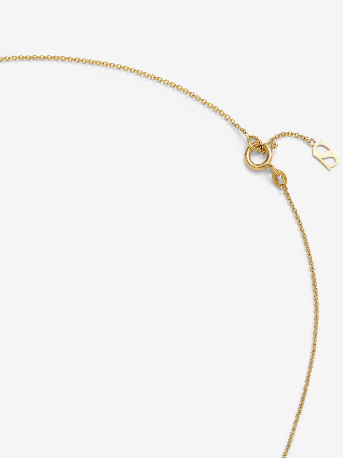 Collar de oro amarillo de 18K con motivos de esferas