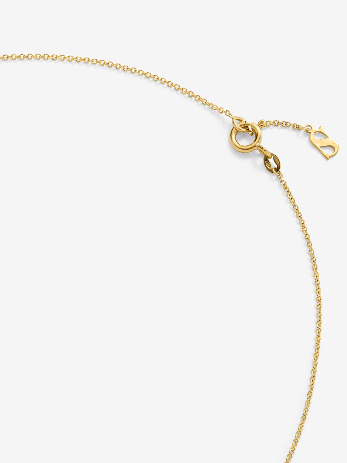 Collar de oro amarillo de 18K con motivos de esferas