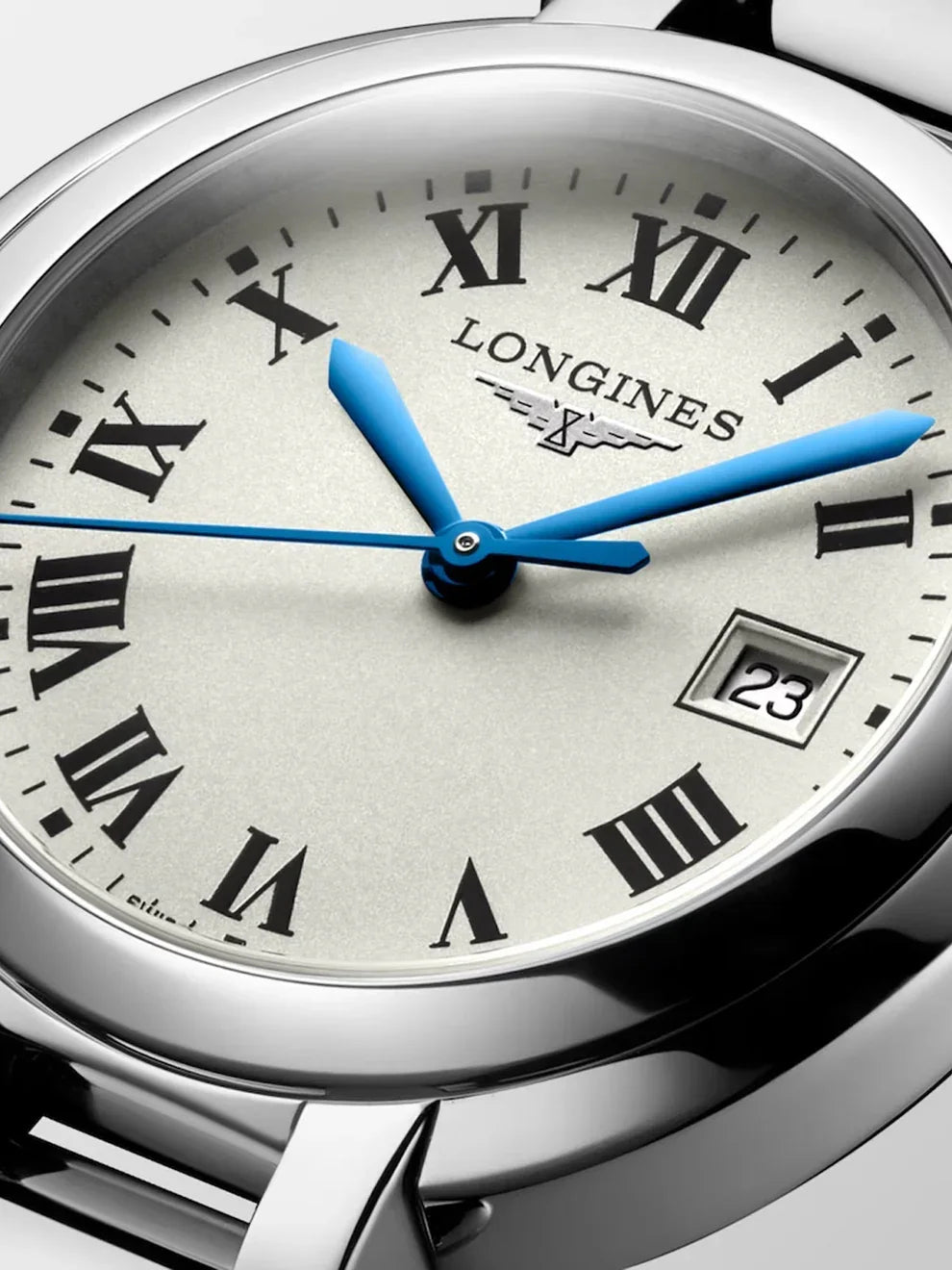 Reloj Longines Primaluna de acero inoxidable con cristal de zafiro y movimiento automático
