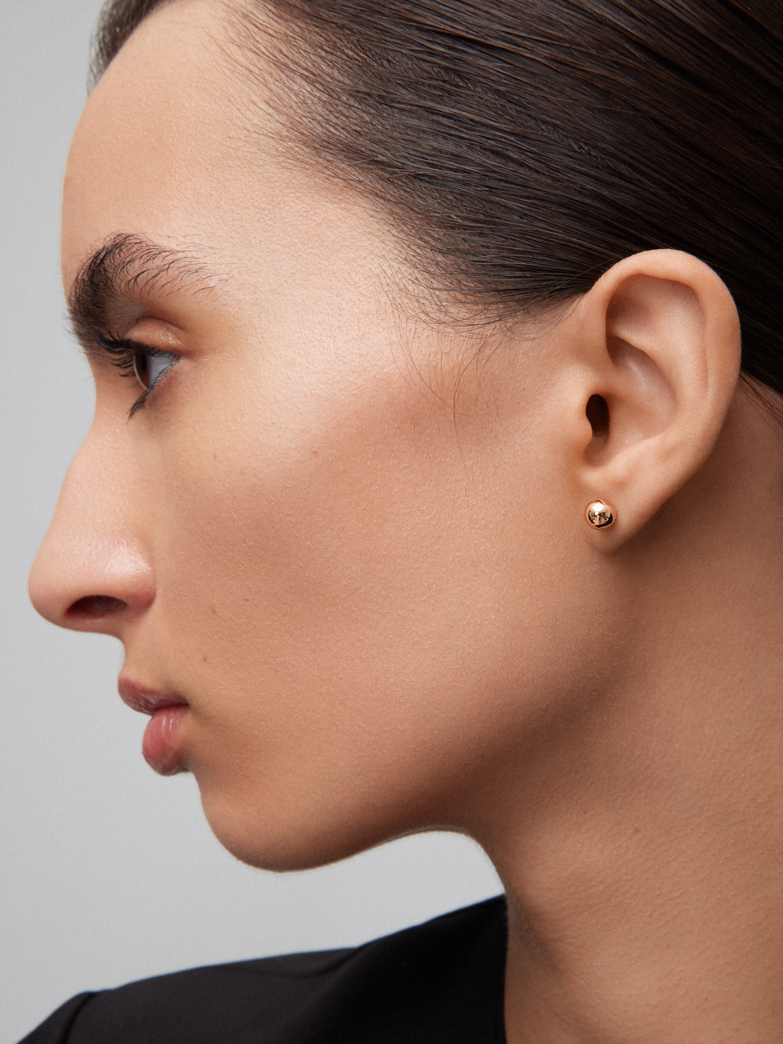 Pendientes de oro amarillo de 18K