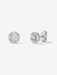 Pendientes de oro blanco de 18K y diamantes