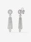 Pendientes de oro blanco de 18K con diamantes blancos en talla brillante de 0,88 cts