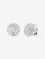 Pendientes de oro blanco de 18K con diamantes en pavé
