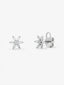Pendientes de oro blanco de 18K con 12 diamantes en talla marquise con un total de 0,36 cts y 2 en talla brillante con un total de 0,09 cts