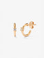 Pendientes de oro rosa de 18kt con diamantes