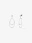 Pendientes de oro blanco de 18K con 210 diamantes en talla brillante con un total de 1,75 cts