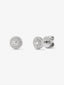 Pendientes de oro blanco de 18kt con diamantes