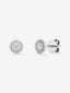 Pendientes de grace de oro blanco con diamante