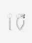 Pendientes de oro blanco de 18K con 2 perlas akoya y 24 diamantes en talla brillante con un total de 0,11 cts