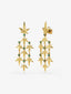 Pendientes de oro amarillo con esmeralda
