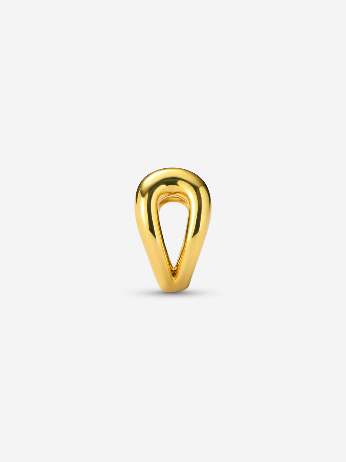 Earcuff mini eslabón de oro amarillo de 18K