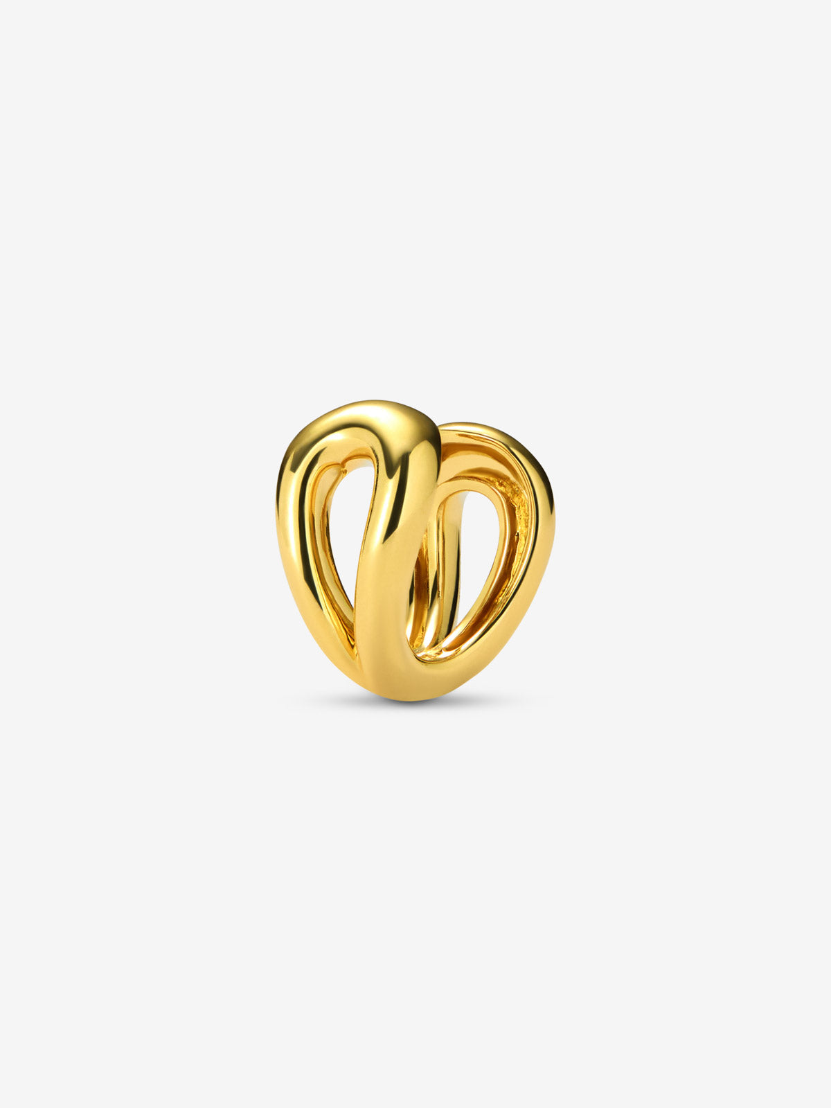 Earcuff mini eslabón de oro amarillo de 18K