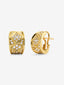 Pendientes de oro amarillo de 18K con 64 diamantes en talla brillante con un total de 0,8 cts