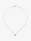 Colgante de oro blanco de 18kt con diamantes