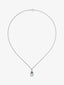 Colgante cadena de plata 925 con amatista verde