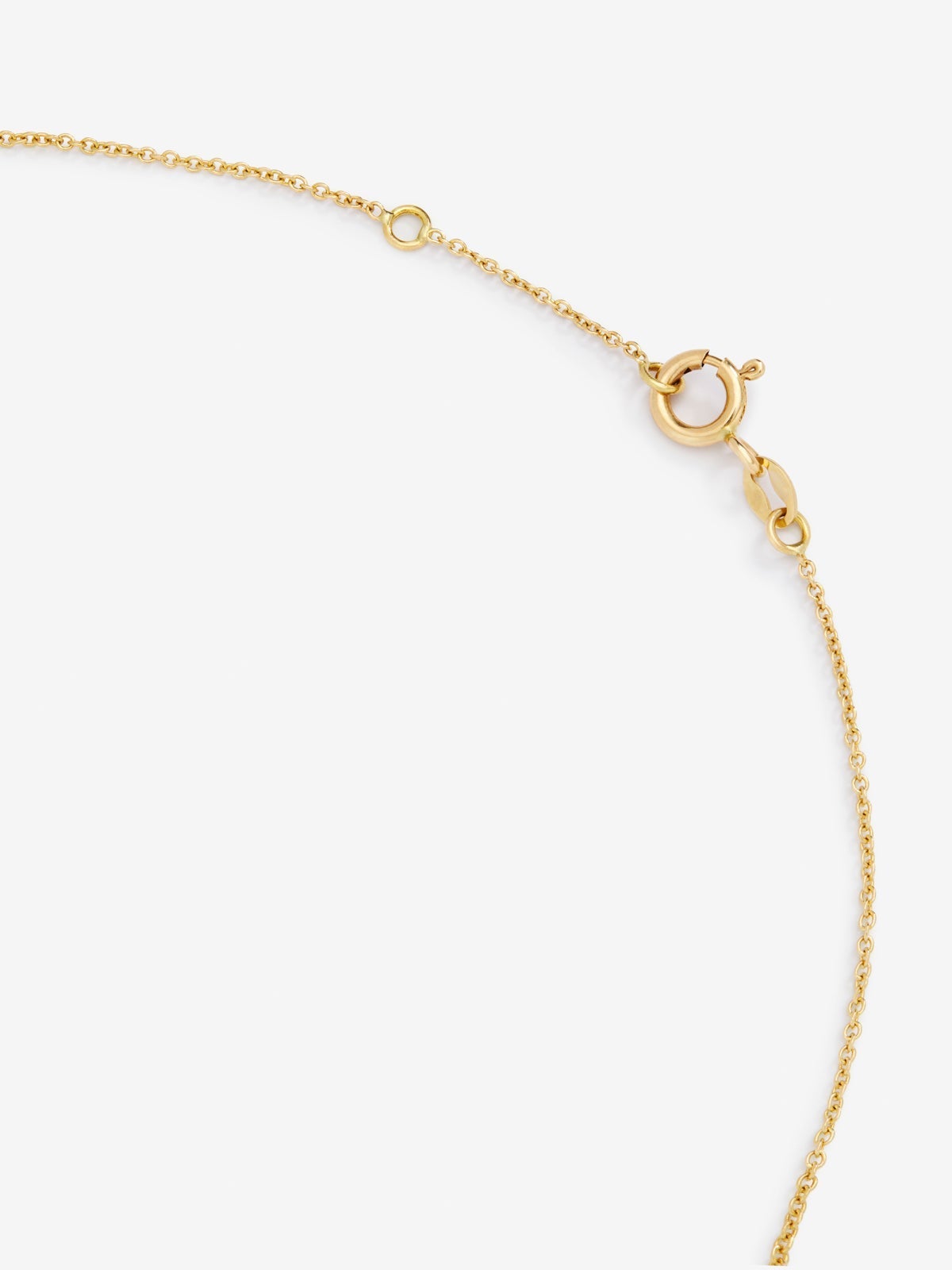 Colgante cadena de oro amarillo de 18K con amatista