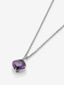 Colgante de plata 925 con amatista morada